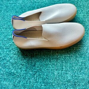 Rothy's White and Blue Athletic Shoes